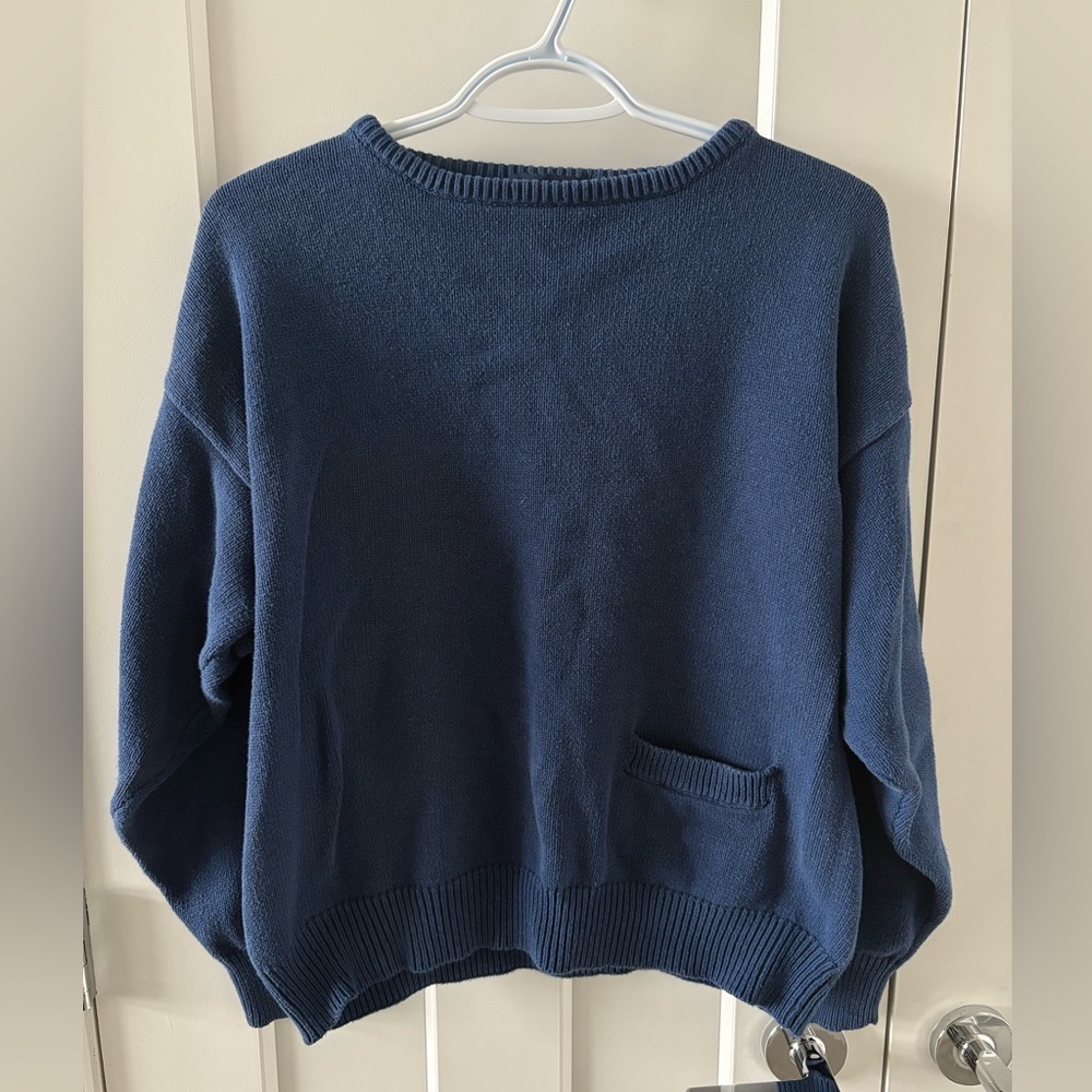 Vintage Bay Club 100% Cotton Knit Sweater